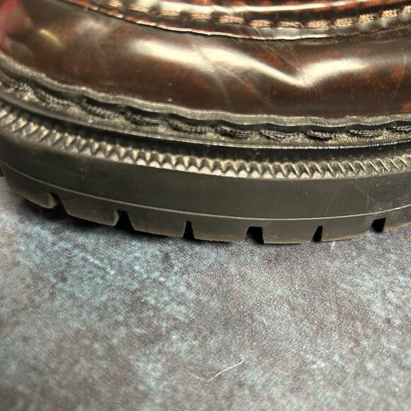 Circus By Sam Edelman Everly Chunky Platform Loafers Brown Leather Size 10 - Picture 11 of 13